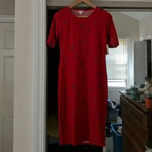 Mid-calf fitted dress